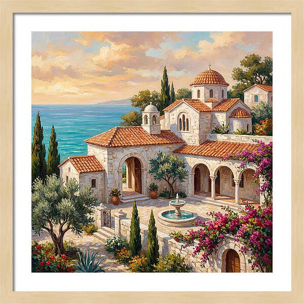 Mediterranean Temple Serenity