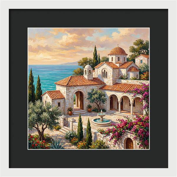 Mediterranean Temple Serenity