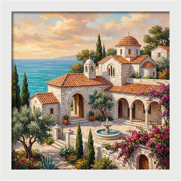 Mediterranean Temple Serenity
