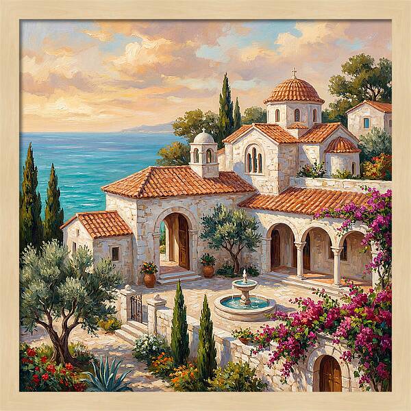 Mediterranean Temple Serenity