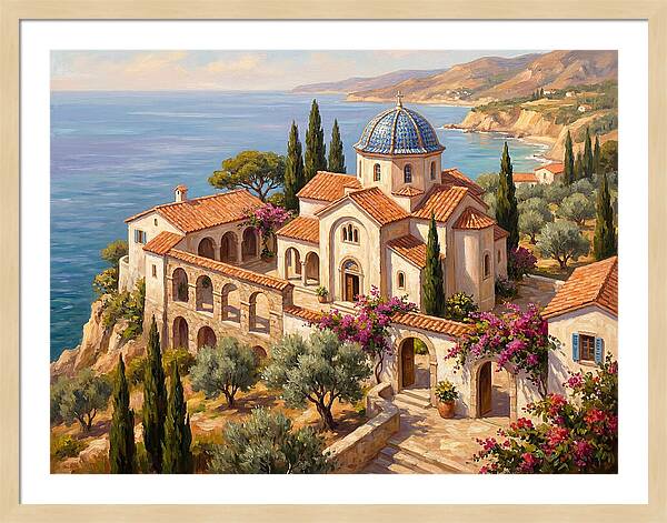 Mediterranean Temple Tranquility