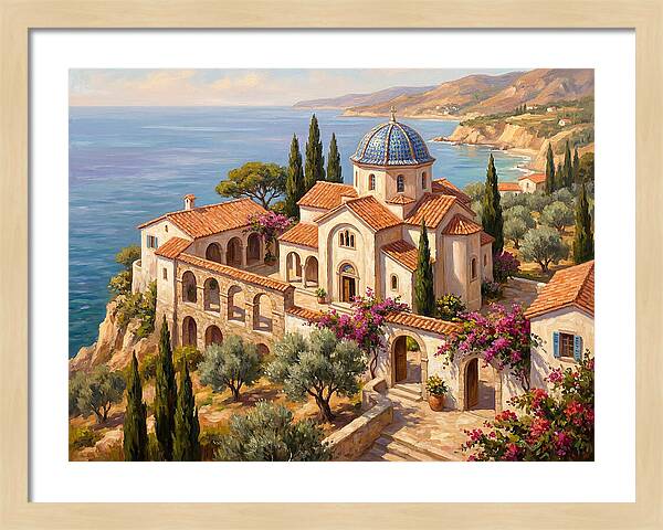 Mediterranean Temple Tranquility