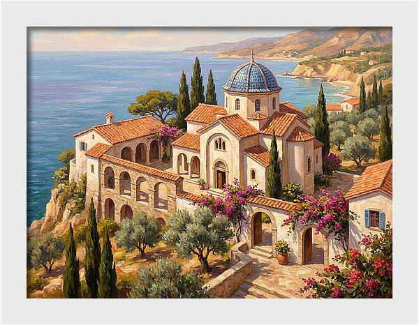 Mediterranean Temple Tranquility