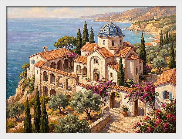 Mediterranean Temple Tranquility