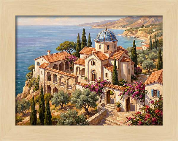 Mediterranean Temple Tranquility