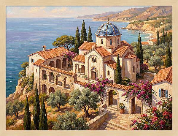 Mediterranean Temple Tranquility