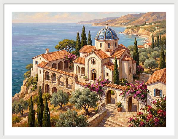 Mediterranean Temple Tranquility