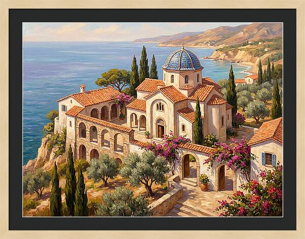 Mediterranean Temple Tranquility