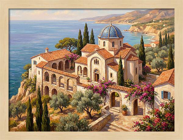 Mediterranean Temple Tranquility