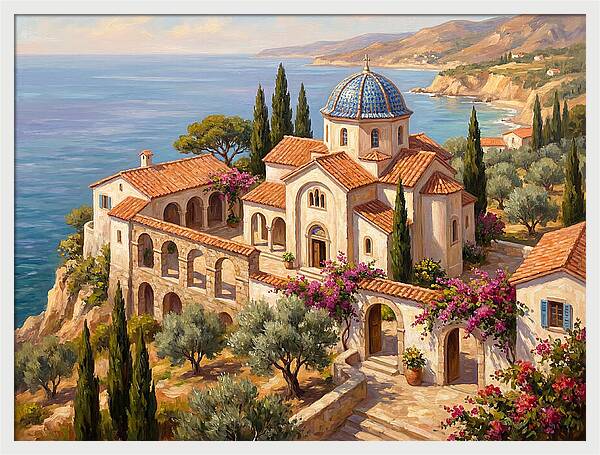 Mediterranean Temple Tranquility