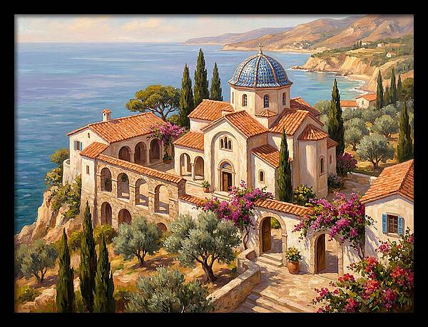 Mediterranean Temple Tranquility