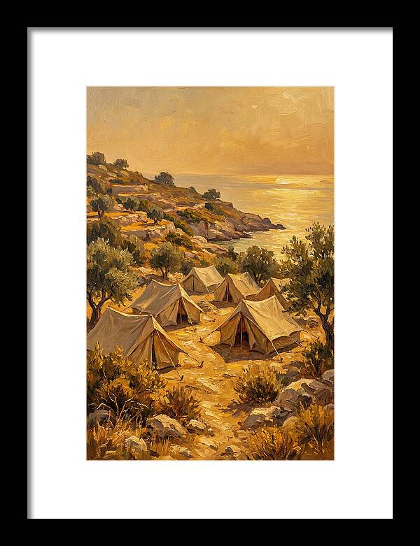 Mediterranean Tent Landscape