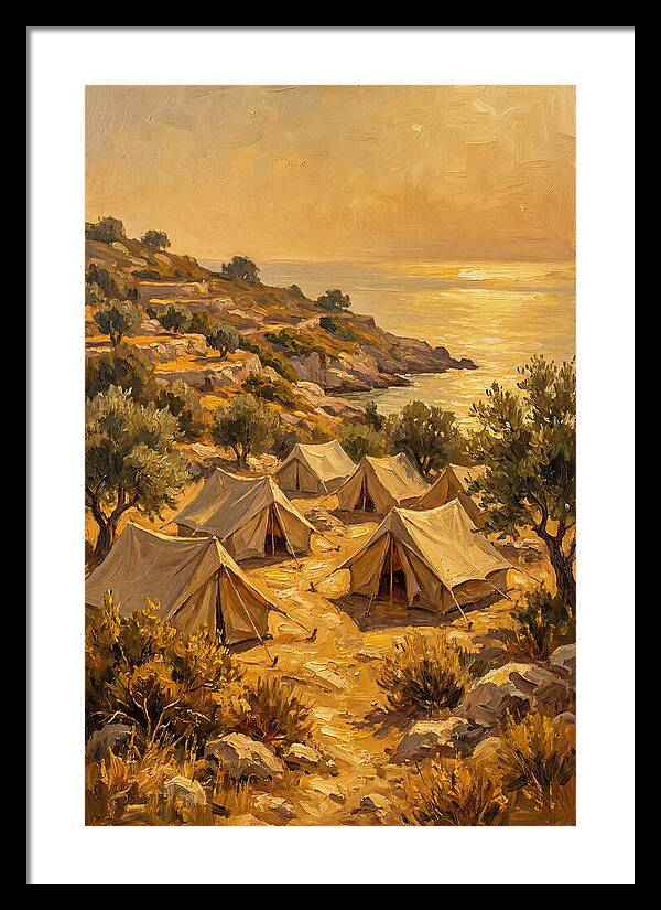 Mediterranean Tent Landscape