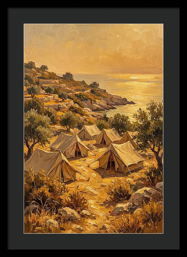 Mediterranean Tent Landscape
