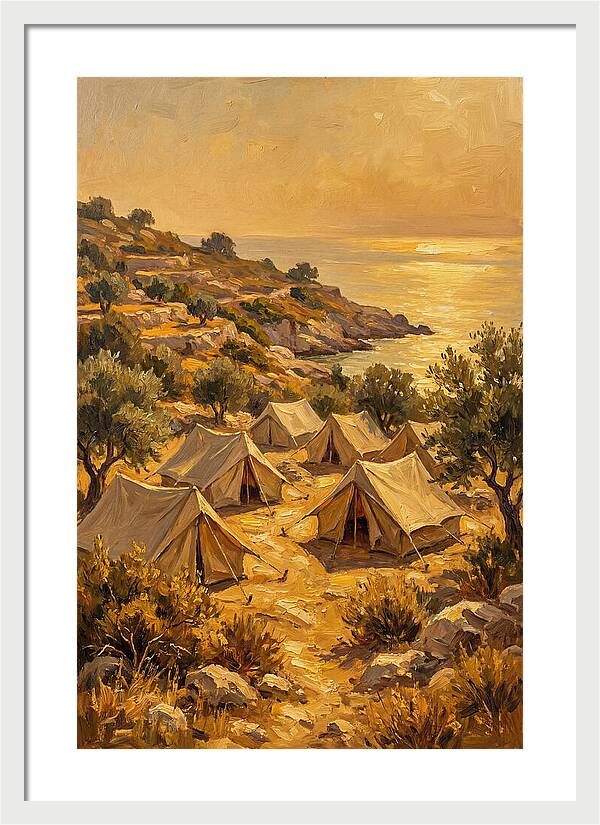 Mediterranean Tent Landscape