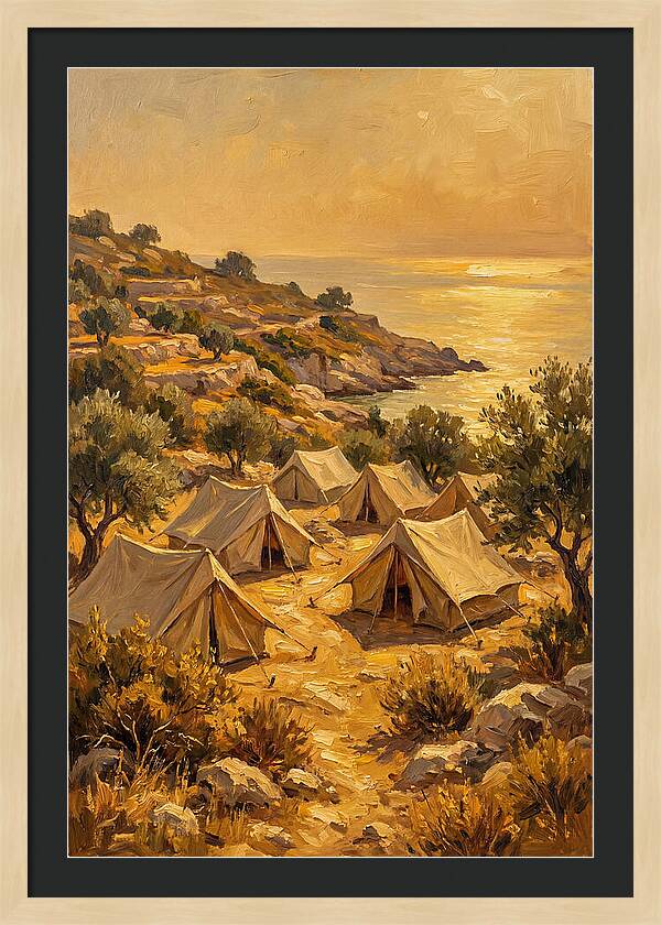 Mediterranean Tent Landscape
