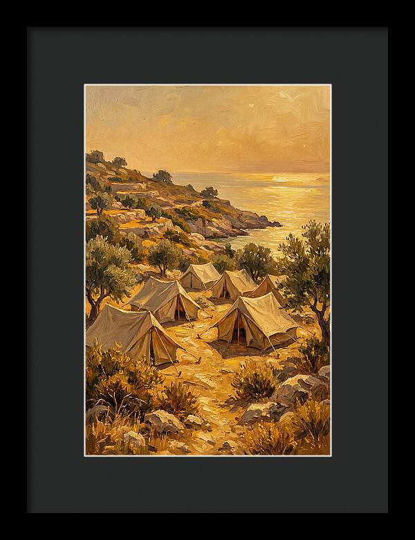 Mediterranean Tent Landscape