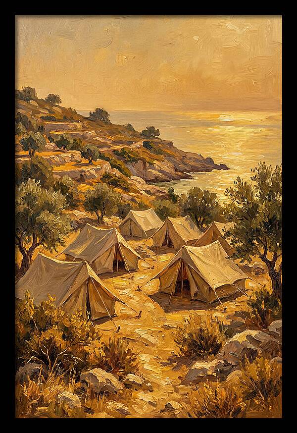 Mediterranean Tent Landscape