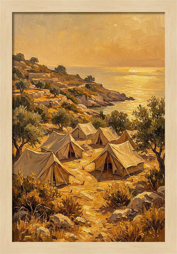 Mediterranean Tent Landscape