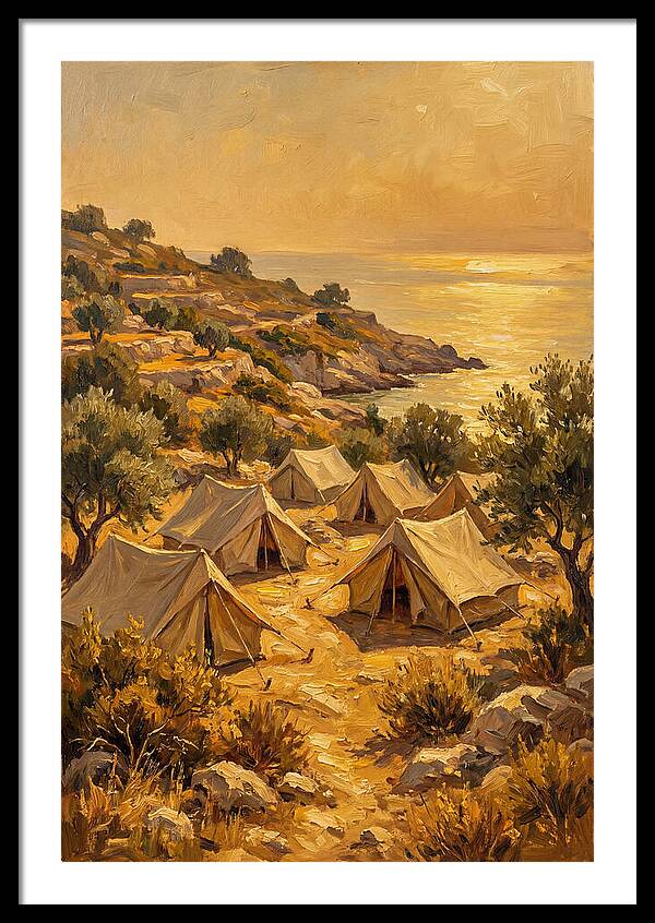 Mediterranean Tent Landscape