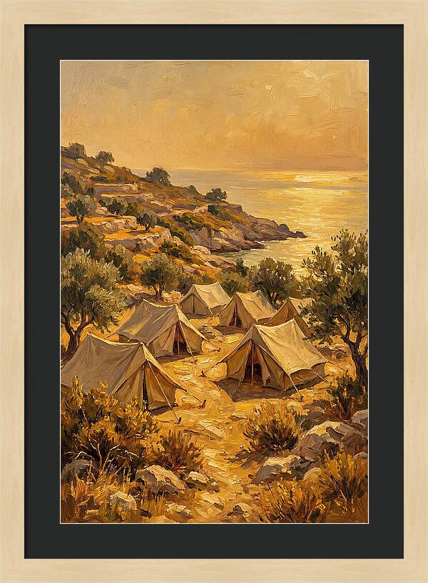 Mediterranean Tent Landscape