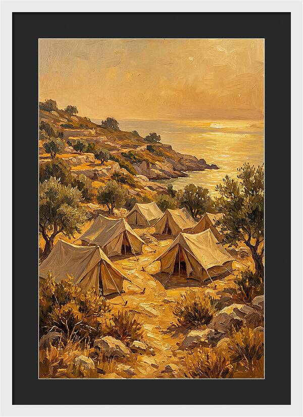 Mediterranean Tent Landscape