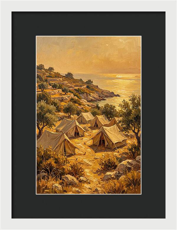 Mediterranean Tent Landscape