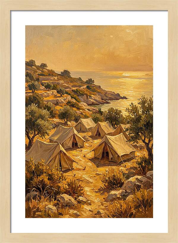 Mediterranean Tent Landscape