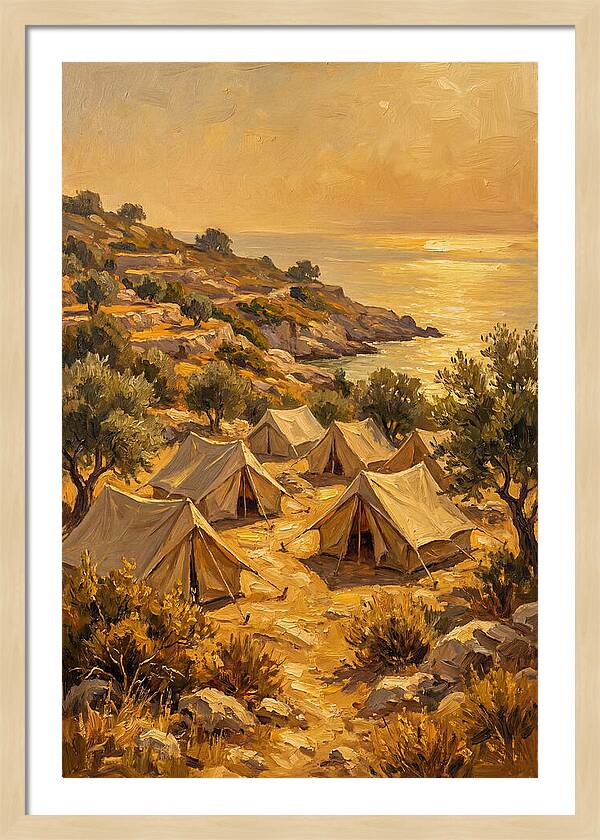 Mediterranean Tent Landscape