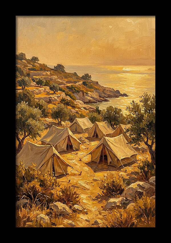 Mediterranean Tent Landscape