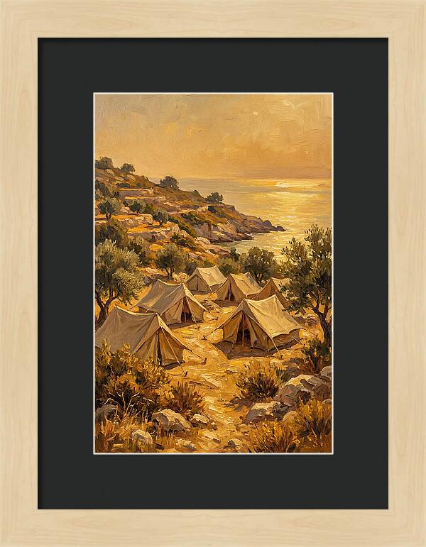 Mediterranean Tent Landscape
