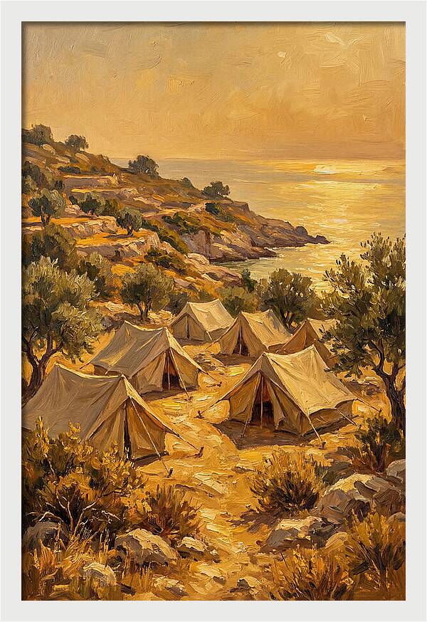Mediterranean Tent Landscape