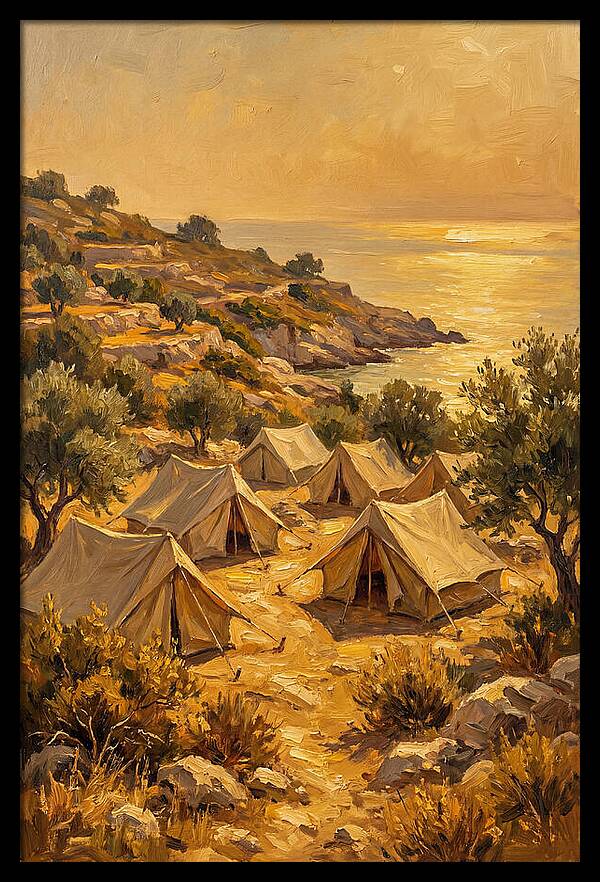 Mediterranean Tent Landscape