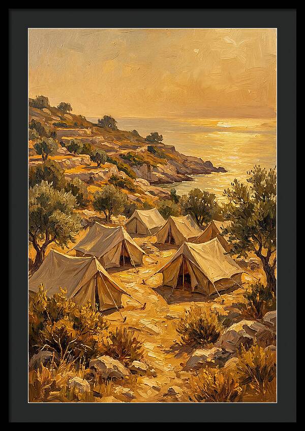 Mediterranean Tent Landscape