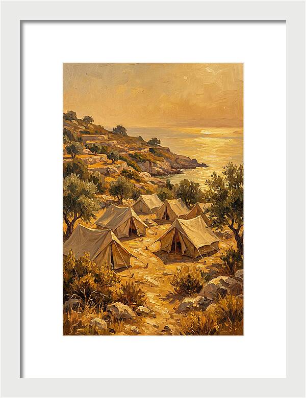 Mediterranean Tent Landscape