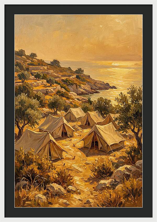 Mediterranean Tent Landscape
