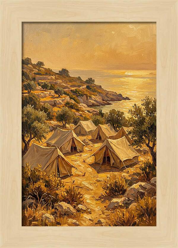 Mediterranean Tent Landscape