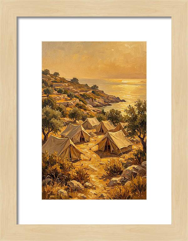 Mediterranean Tent Landscape