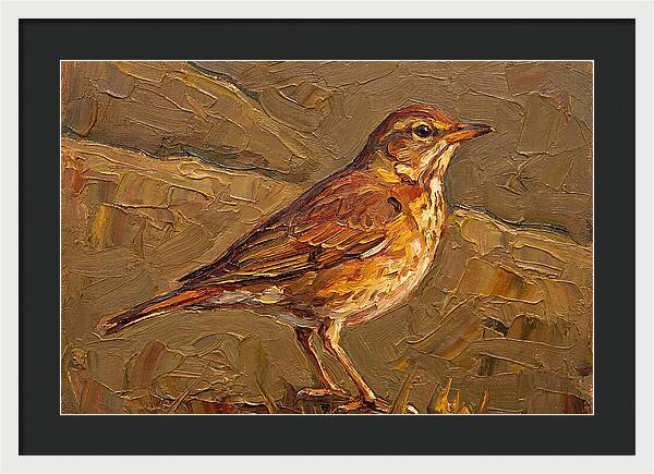 Mediterranean Thrush Portrait