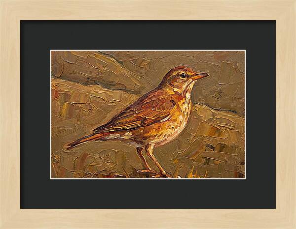 Mediterranean Thrush Portrait