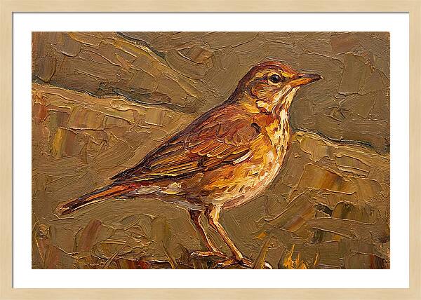 Mediterranean Thrush Portrait