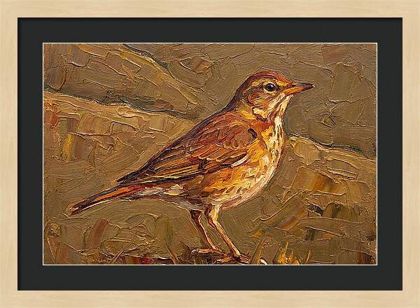 Mediterranean Thrush Portrait