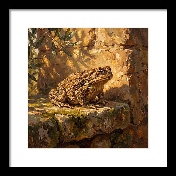 Mediterranean Toad On Stone