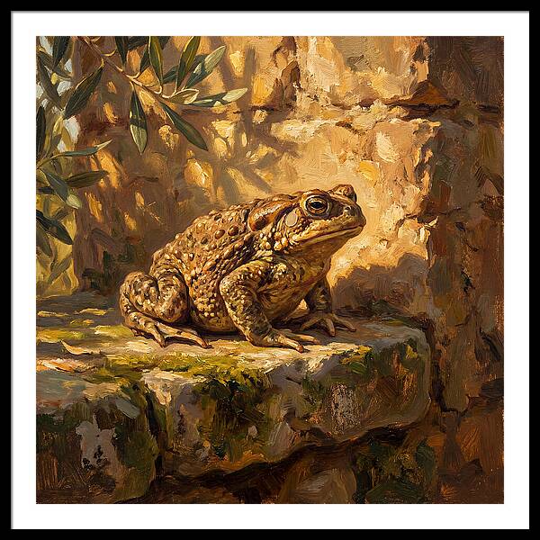 Mediterranean Toad On Stone