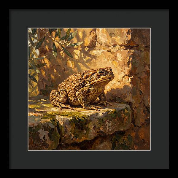 Mediterranean Toad On Stone
