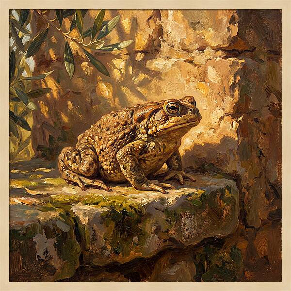 Mediterranean Toad On Stone