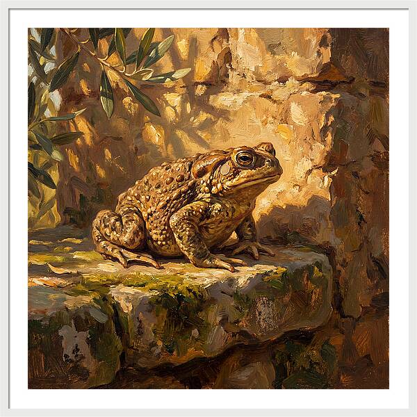 Mediterranean Toad On Stone