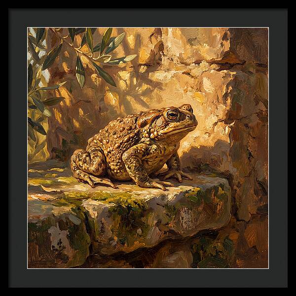 Mediterranean Toad On Stone