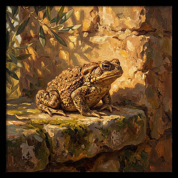 Mediterranean Toad On Stone
