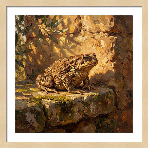 Mediterranean Toad On Stone